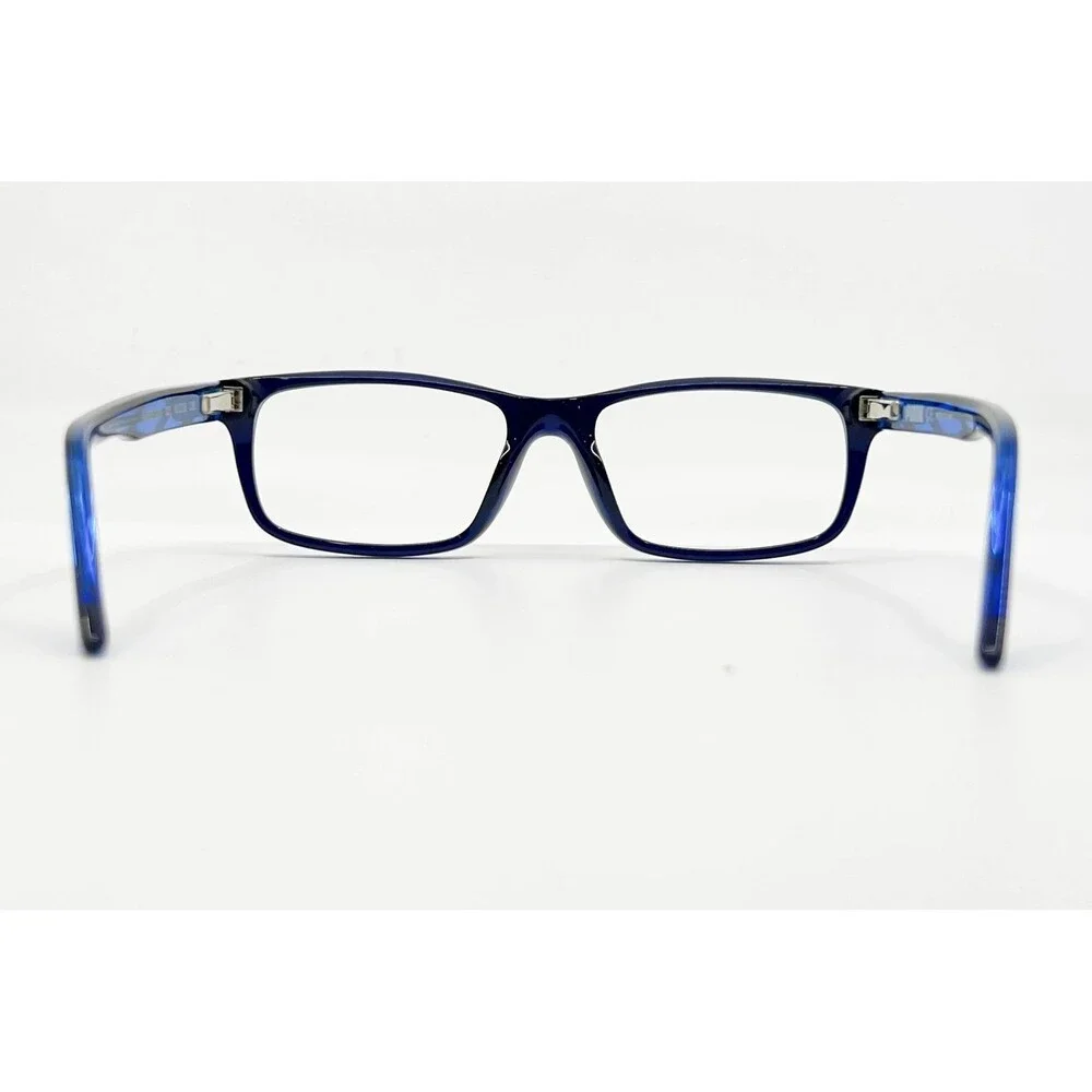 Puma Eyeglasses Kids Blue PJ0009O 001 Rectangular Full Rim 49-16-130